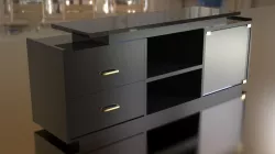 TV Table 3D model