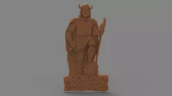 Viking 3d stl models for artcam and aspire Programmes 3D model