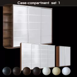 Wardrobe   2-3-4 sections  3D model