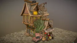 Warehouse-Trader Low-poly  3D model