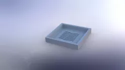 Water tile mould Free 3D model