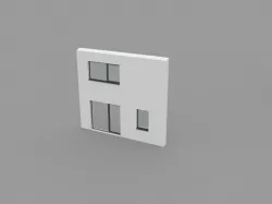 Window set Free 3D model