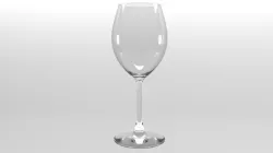Wine Glass Low-poly  3D model