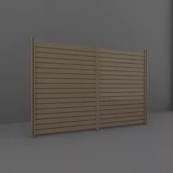 Wood Fence 3D model