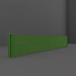 Wood Fence  3D model