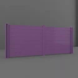 Wood Fence 3D model