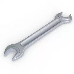 Wrench Low-poly  3D model