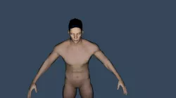 Young Caucasian man 3D model