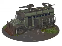 Zombie hunter 3D model