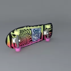 1988 Vision Mark Gator Rogowski Gator version 2 model skateboard Free 3D model