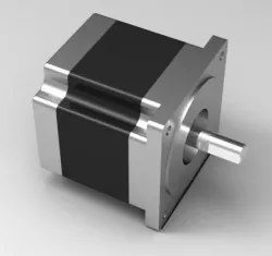 470 oz-in NEMA 34 stepper motor from Kinetic Step Free 3D model