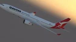 Airbus A330-200 Qantas Livery Free 3D model