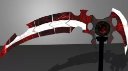 Alchemical scythe Free low-poly  3D model