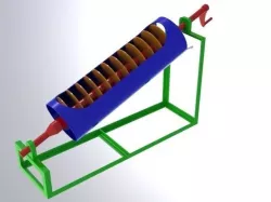 Archimedean screw Free 3D model