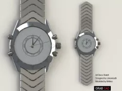 Art Deco Watch Free 3D model