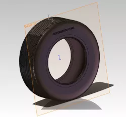 Automobile Tyre 3D model