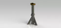 Axle Support Free 3D model