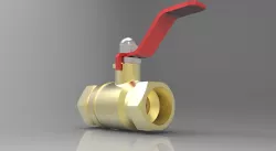Ball valve Free 3D model