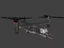 Bell Boeing V 22 Osprey Free low-poly  3D model