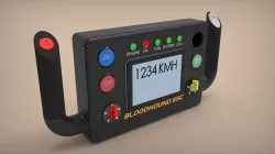 BLOODHOUND SSC Steering Wheel Free 3D model
