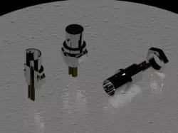 BNC connector receptacle Free 3D model