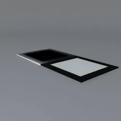 Border checker box Free 3D model