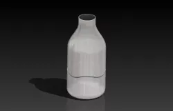 Bottle from requested tutorial Free 3D model