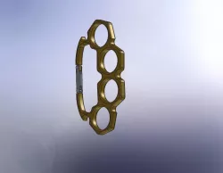 Brass knuckles Free 3D model