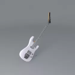 Buddy Blaze custom guitar Free 3D model