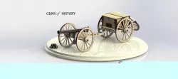 Caisson Cannon Free 3D model
