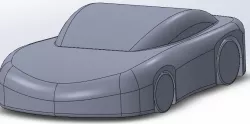 Car geometry Free 3D model