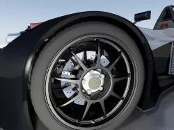 Car wheel 3D model