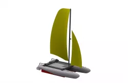 Catamaran Free 3D model
