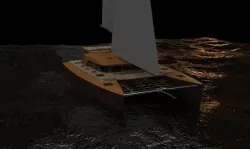 Catamaran Free 3D model