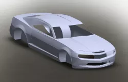 Chevy Camaro body Free 3D model