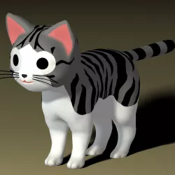 Chii nonrigged Free 3D model