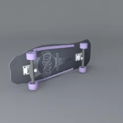Christian Hosoi Hammerhead skateboard Free 3D model