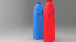 Cleaner Bottle 1L Free 3D model