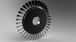 Compressor Blade Free 3D model