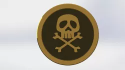 Cortez Coin Free 3D model