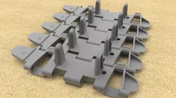 Crawler belt Free 3D model