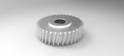 Cylindrical helical gear Free 3D model