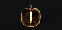Deco hanging lamp 4 Free 3D model