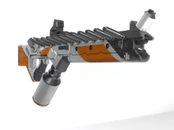 District 9 Assault Rifle Free 3D model