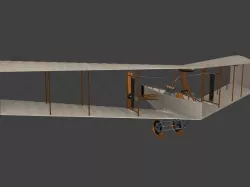 Dunne D 5  Free low-poly  3D model