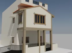 Duplex Mansion Free 3D model