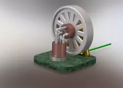 Elbow engine Free 3D model
