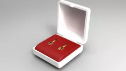 Emerald Earrings Free 3D model