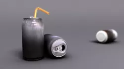 Empty Soda Can Free 3D model
