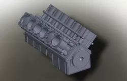 Engine Assembly Free 3D model